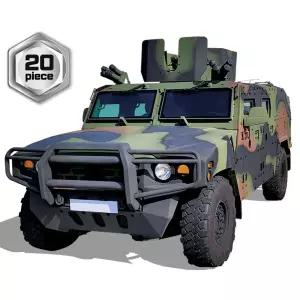 아카데미과학 4D KIT K153 기갑수색차량 15410 조립식 모형 프라모델