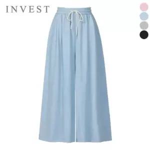 [인베스트] 핀턱 스트링 와이드 밴딩 팬츠_IN6S1PT7021