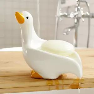 오리 비누받침대 물빠짐 욕실 세면대 비누 거치대