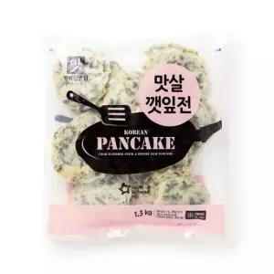 [보리보리/베스트쇼핑]아워홈 맛살깻잎전 1팩 부침용 1.3kg