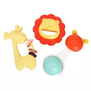 아기 백일선물 동물모양 예쁜 청각발달 촉감놀이 애니멀악기 3p 물기방지 감각 이날때