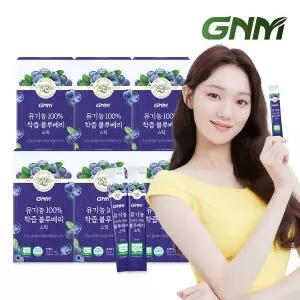 [GNM자연의품격]GNM 유기농 100% 착즙 블루베리 스틱 6박스