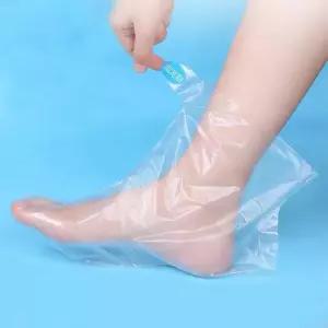 관리 KK585 -DM 케어 풋카바 발카바 크림 비닐 일회용 보습 장갑 팩 발 커버 풋 미용