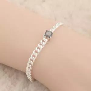 국내제조) 체인 은팔찌 92.5 무도금) 은팔찌 여성악세사리 여성팔찌