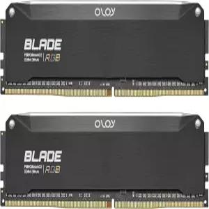OLOY DDR4 RAM 16GB (2x8GB) 블랙 헤어라인 블레이드 RGB 3200MHz CL16 1.35V 288핀 데스크탑 게이밍 UDIMM