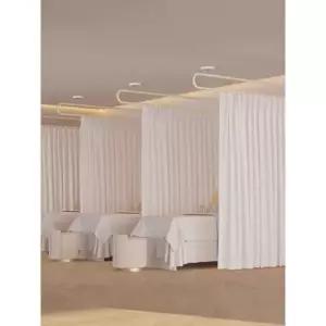 미용실 파티션 뷰티샵 U자형 에스테틱 칸막이 병원 관리실 커튼