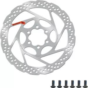 DYISLAND 140mm 160mm 180mm 자전거 디스크 브레이크 로터(볼트 6개 포함) 로터 진공 코팅 기술 센터 홀