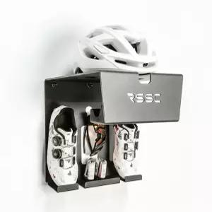 Rsscports 자전거 벽걸이 거치대 실내 보관용 헤비 듀티 걸이 후크 바퀴 스트랩이 달린 차고