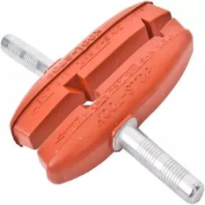 쿨 스톱 캔틸레버 씬라인 브레이크 패드 나사산이 없는 포스트 연어 빨간색 페어