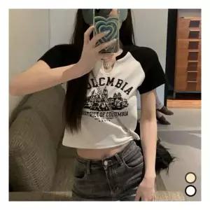 끌레아콜롬비아 배색 크롭티 LM-0139 1522301