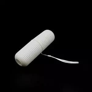 고품질 세로줄무늬 칫솔케이스 흰색 칫솔케이스 치약케이스 여행용케이스 면도기케이스 WFIV4H3