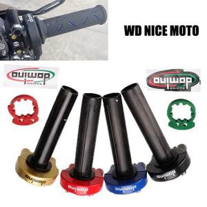 22mm 범용 바이크 오토바이 ATV 대형 트위스트 오일 도미노 핸들 바 스로틀 KTM Yamaha Honda 용 더블 라인