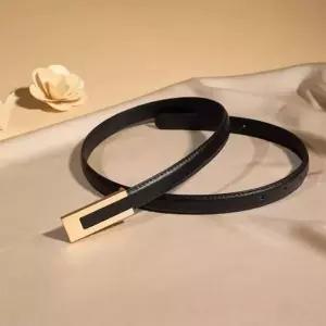 [하프클럽/]심플 여성 데일리 원피스 벨트 클래식 가죽 정장 청바