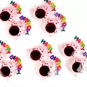 고품질 생일파티 컵케이크 선글라스 핑크 파티선글라스 컵케익선글라스 생일선글라스 WFIV4KM