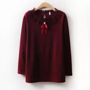 [하프클럽/] 로사레이스블라우스 MN7852M601 빅사이즈