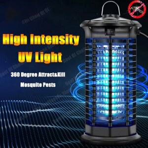 전기 가든 새로운 곤충 모기 Plug 트랩 구축함 UV 충격 뒷마당 EU 고성능 캠핑 홈 LED