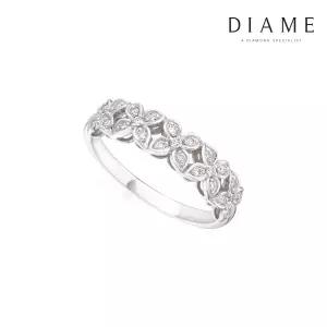 로즈 카랑코에 18K골드 랩그로운 다이아몬드 반지 FGDR1273WLAB