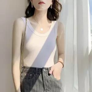 U넥 골지 나시 DS5027 레이어드 나시 면티 브 레이어드