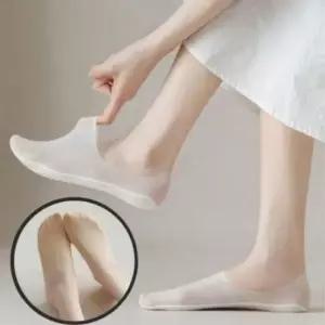 JU 인기 여름덧신 데일리 투명 감성 아이스실크 클래 아이스실크