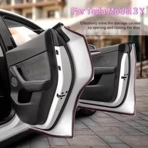 테슬라 호환 모델 33 하 YY 주니퍼 자동차 도어 고무 씰 방음 웨더 스트리핑 트림 바람 소음 감소 키트