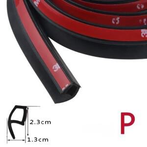 P형 자동차 문짝 도장 스트립 고무 소음 차단 방진 방음 강력한 접착 테이프