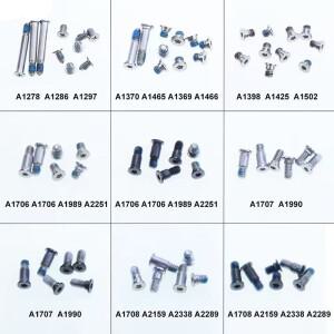 맥북 호환 프로 에어 노트북 하단 케이스 나사 세트 1개 A1278 A1286 A1297 A1369 A1370 A1465 A1502 A1708