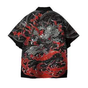 용 셔츠 깡패 난방 프린팅 셔츠 여름