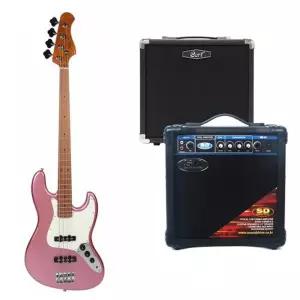 베이스기타패키지 pdt430 입문용 BUM 용재즈 고급 선물용 연습 연습용 초보용 연주