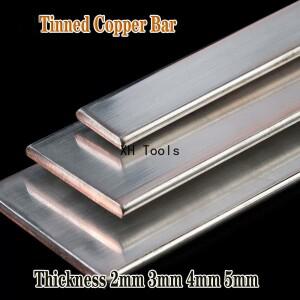 1개 길이 500mm T3 주석 도금 구리 바 퍼플 평판 두께 2mm 3mm 4mm 전도성 접지판 버스바
