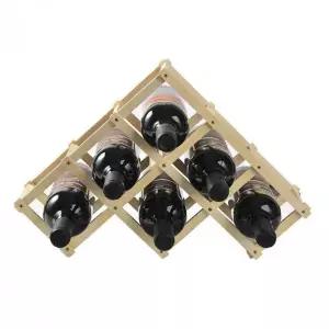 우드 접이식 와인 거치대 나무 포도주 선반랙