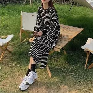 [하프클럽/셀러허브_여성트랜드패션]겨울 롱원피스 편한 데일리 루즈핏 기