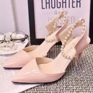 발목 스트랩 밴드 하이힐 발찌 굽보호 진주장식 하이힐밴드 발찌 파티힐 스트랩밴드