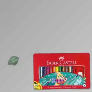 파버카스텔색연필 수채색연필 컬러링북 플라워 틴48색