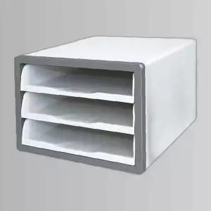 서류함 3단 오픈 다크그레이 사무용 캐비닛 정리 서랍