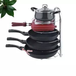 [콩심팥심]수납 정리대 주방 꽂이 후라이팬 거치대 선반