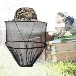 강력한 모기장 픽셀모자 벌마귀모자 작업용 낚시 방충모자-WFIXOQG