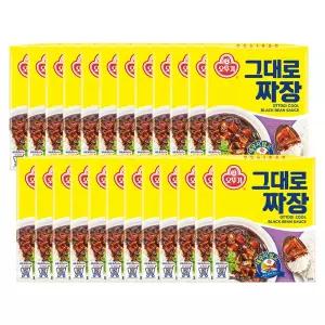 그대로짜장 200G 24개짜장 즉석짜장 즉석요리 즉석식품 짜장 즉석짜장소스 간편짜장 간편식 간품 간편조리