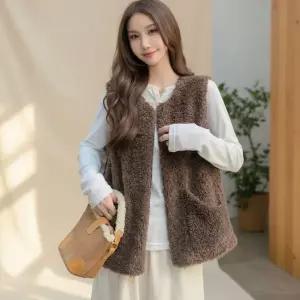 [하프클럽/]여성 코디 양털 FW 클래식 베스트 베스트