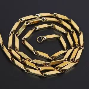 골드체인 써지컬스틸 대나무 목걸이 써지컬스틸 써지