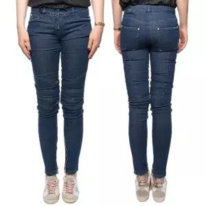 MUST IT_ 금장 버튼 스키니 바이커진 5745