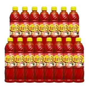 옛날초고추장PET1080g 15개소스 초장 매콤한 매콤한양념 회초 가정용