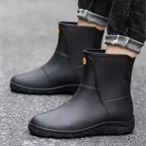 남자 레인부츠 패션 방수 농사 장화 남성 여성 농사신발 숏장화 농사장화 고무신발