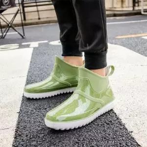 광택 남녀공용 장마 레인부츠 비오는 날 숏 레인부츠 남성레인부츠 롱레인부츠