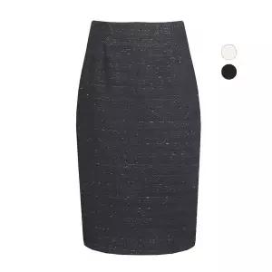 [하프클럽/비비드시크릿가너]여성 루미나 봄가을 트위드 정장 H라인 미디