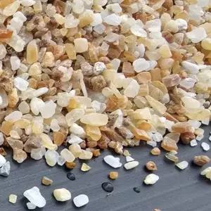 인테리어 작은자갈 옐로우 노란색 돌 15kg