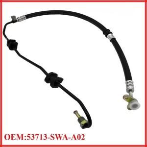 호환 CRV 20072011 RE4 2.4L EX LX EX-L 가솔린 좌핸들용 파워 스티어링 펌프 압력 호스 파이프 53713-SWA