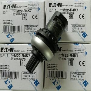 새로운 원래 Eaton M22-R4K7M22-R10K 전위차계 손잡이 스위치