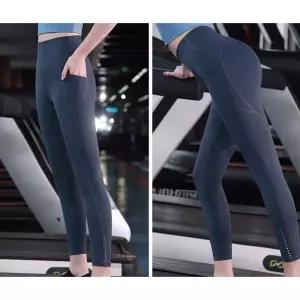 여자 여성 타이즈 9부 레깅스 라인 트레이닝