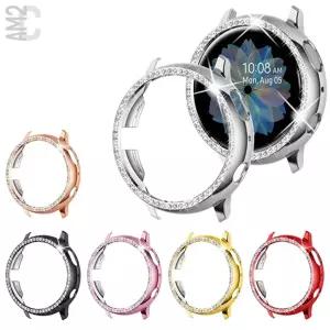 갤럭시워치 40 41 42 44 45 46mm 워치3 액티브2 크리스탈 큐빅 풀커버 하드 보호