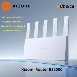 샤오미 듀얼 광대역 액세스 네트워크 보안 보호 CN 라우터 BE5000 와이파이 7 5011Mbps 2.5GHz 네트워크 포